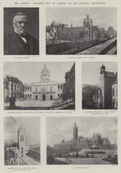 Mr. Andrew Carnegies Geschenk von £2.000.000 an die schottischen Universitäten