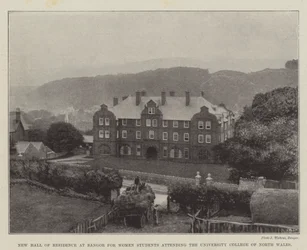 Neues Wohnheim in Bangor für Studentinnen des University College of North Wales