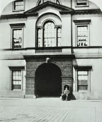 Northumberland House, Charing Cross, Westminster LB: Innenhof, 1880