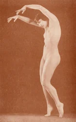 Nudistische Kunst: Die Verzauberin