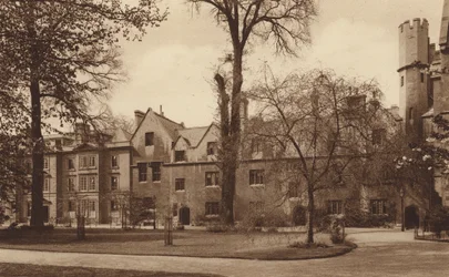 Oxford: Balliol College, die Westseite des Gartenquadrangles