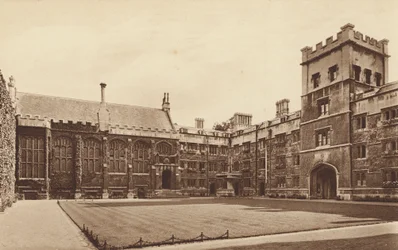 Oxford: Exeter College, Der Innenhof und die Halle