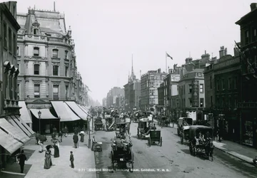 Oxford Street, London, Blick nach Osten