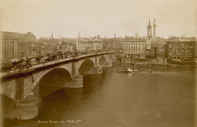 Foto der London Bridge, um 1900