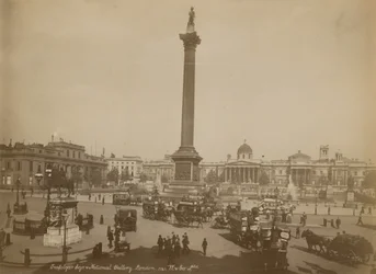 Postkarte mit einem Bild des Trafalgar Square