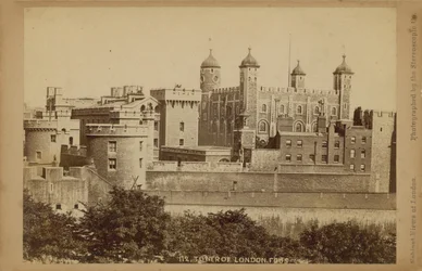 Postkarte mit einem Bild des Tower of London