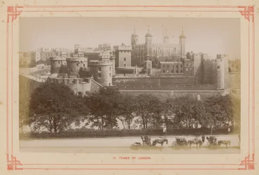 Postkarte mit einem Bild des Tower of London