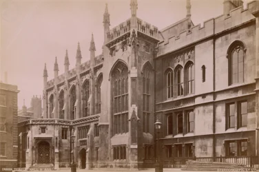Postkarte mit dem Äußeren der Inner Temple Hall