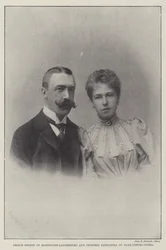 Prinz Ernst von Hohenlohe-Langenburg und Prinzessin Alexandra von Sachsen-Coburg-Gotha