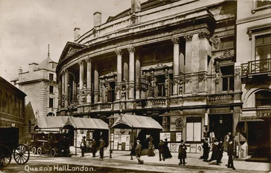 Queens Hall, Langham Place, London Mai 1902