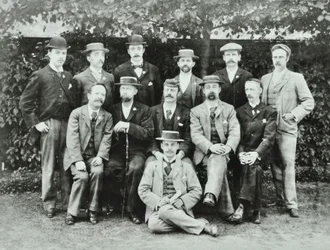 Rosendale Road School: Gruppen von Lehrern, 1897