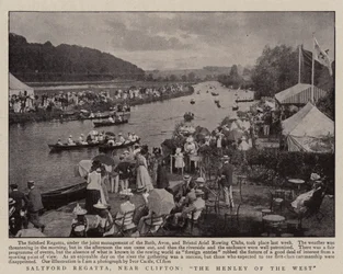 Saltford-Regatta, nahe Clifton, das Henley des Westens