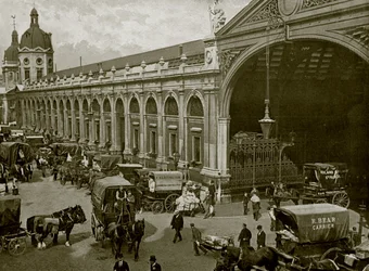 Smithfield Market, London: Früher Morgen