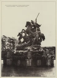 Südbrunnen Witley Court, Der Sitz des Earl of Dudley (s/w Foto)