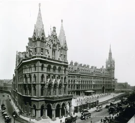 St Pancras Bahnhof; Fotografie von April 1899