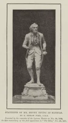 Statuette von Mr. Henry Irving als Mathias