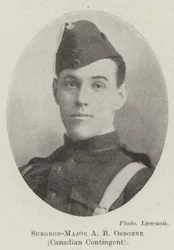 Chirurg-Major A B Osborne, kanadisches Kontingent