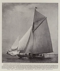 Der Cup-Herausforderer Shamrock verlässt ihre Liegeplätze