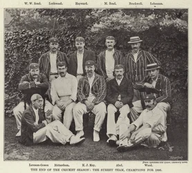 Das Ende der Cricket-Saison, das Surrey-Team, Meister von 1895