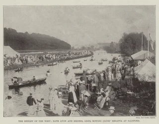 Das Henley des Westens, Regatta der Bath Avon und Bristol Ariel Ruderclubs in Saltford