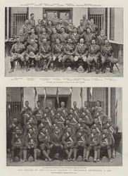 Die Helden des Kavallerieangriffs bei Omdurman, 2. September 1898