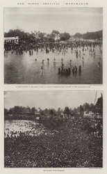 Das hinduistische Fest Mahamakam