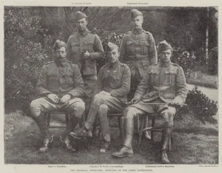 Die Imperial Yeomanry, Offiziere des ersten Kontingents