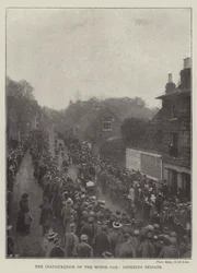 Die Einweihung des Automobils, Einfahrt nach Reigate