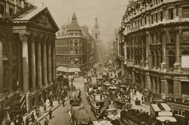 Das Mansion House, offizielle Residenz des Lord Mayor of London