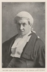 Der neue Lord Justice of Appeal, Sir Charles James Mathew