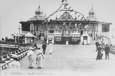 Das Pier-Pavillon, Hastings, ca. 1890