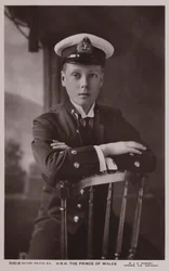 Der Prinz von Wales (s/w Foto)