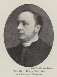 Der Reverend Edgar Sheppard, neuer Kanoniker von Gloucester