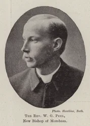 Der Reverend W G Peel, neuer Bischof von Mombasa