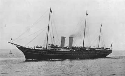 Die königliche Yacht Victoria und Albert