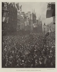 Die Ulster-Demonstration in Belfast, Prozession in Donegal Place