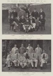 Das Universitäts-Bootsrennen, die rivalisierenden Crews von 1902