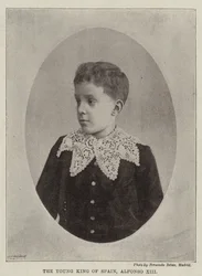 Der junge König von Spanien, Alfonso XIII