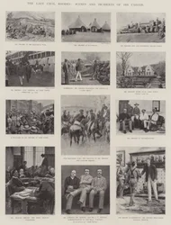 Der verstorbene Cecil Rhodes, Szenen und Ereignisse seiner Karriere