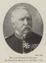 Der verstorbene Generalleutnant Sir Frederick Middleton, KCMG, CB