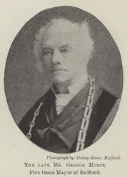 Der verstorbene Mr. George Hurst, fünfmaliger Bürgermeister von Bedford