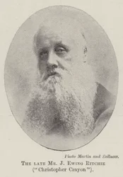 Der verstorbene Mr. J. Ewing Ritchie, Christopher Crayon