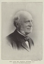 Der verstorbene Mr. Thomas Hughes, QC, Autor von Tom Browns Schulzeit