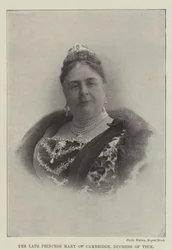 Die verstorbene Prinzessin Mary von Cambridge, Herzogin von Teck