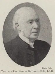 Der verstorbene Reverend Samuel Davidson, DD, LLD