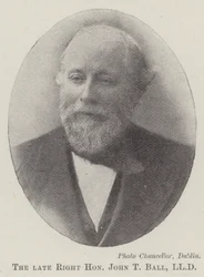 Der verstorbene Right Honourable John T. Ball, LLD