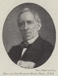 Der verstorbene Sir Richard Quain, Baronet, FRS