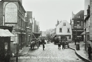 Three Tuns Old Kings Head, Surrey Street, Croydon: Gesamtansicht, 1885