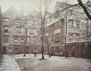 Ansicht von Barnards Inn, London, 1879