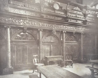 Ansicht der Grays Inn Hall, London, 1885